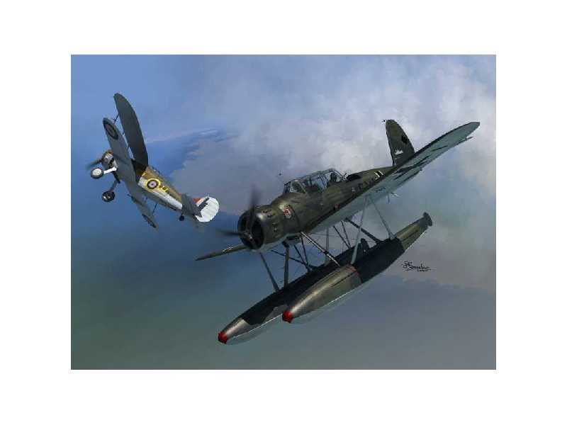 Ar 196A-2 versus Sea Gladiator over Norway - zdjęcie 1 Ar 196A-2 versus Sea Gladiator over Norway - zdjęcie 1
