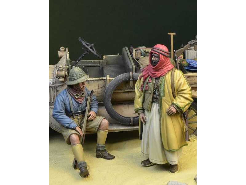 I W.Ś. Anzac Soldier & Arab Warrior 1915-18 - zdjęcie 1 I W.Ś. Anzac Soldier & Arab Warrior 1915-18 - zdjęcie 1