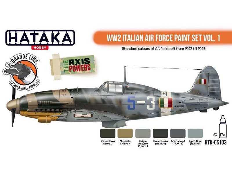 WW2 Italian Air Force Paint Set Vol.1 - zdjęcie 1