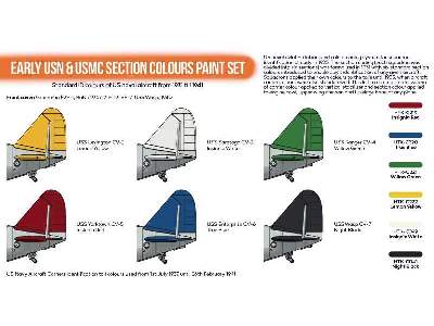 Early Usn&usmc Section Colours Paints - zdjęcie 2