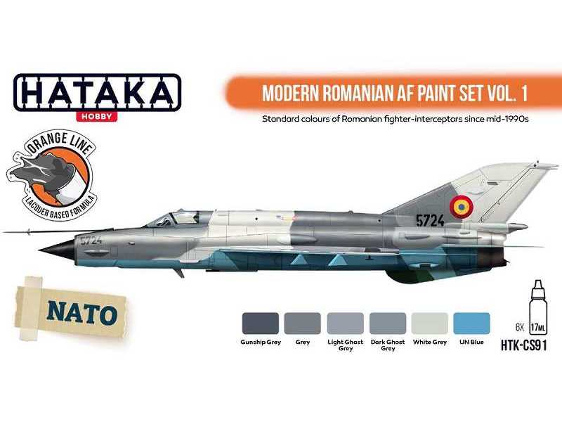 Modern Romanian Af Paint Set Vol.1 - zdjęcie 1 Modern Romanian Af Paint Set Vol.1 - zdjęcie 1
