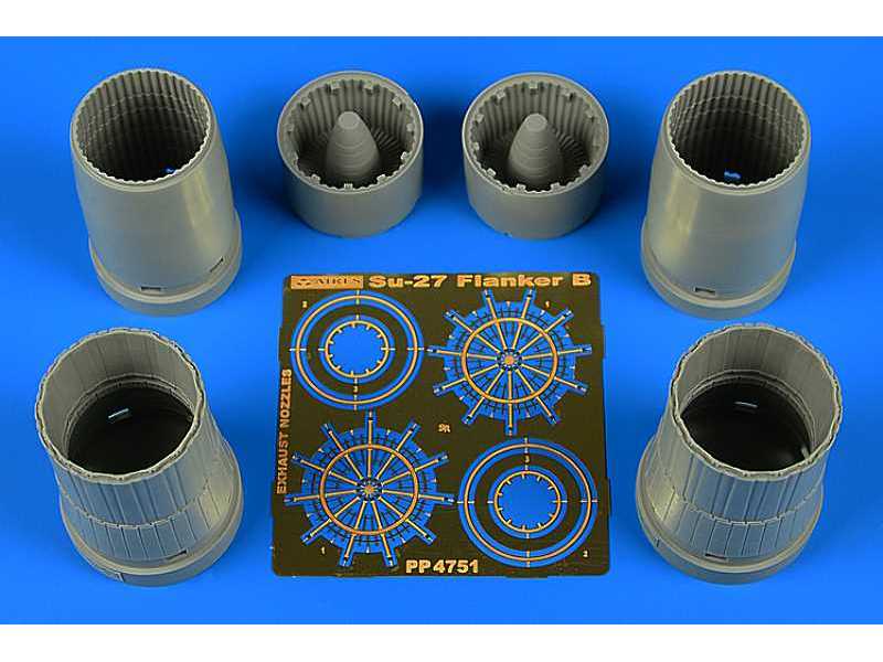 Su-27 Flanker B exhaust nozzles - Hobby boss - zdjęcie 1 Su-27 Flanker B exhaust nozzles - Hobby boss - zdjęcie 1