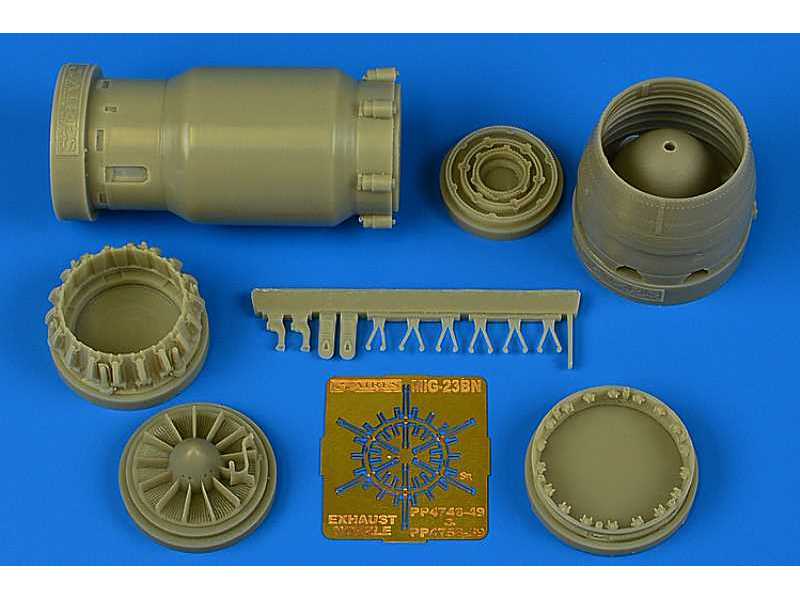 MiG-23BN early exhaust nozzle - opened - Trumpeter - zdjęcie 1 MiG-23BN early exhaust nozzle - opened - Trumpeter - zdjęcie 1