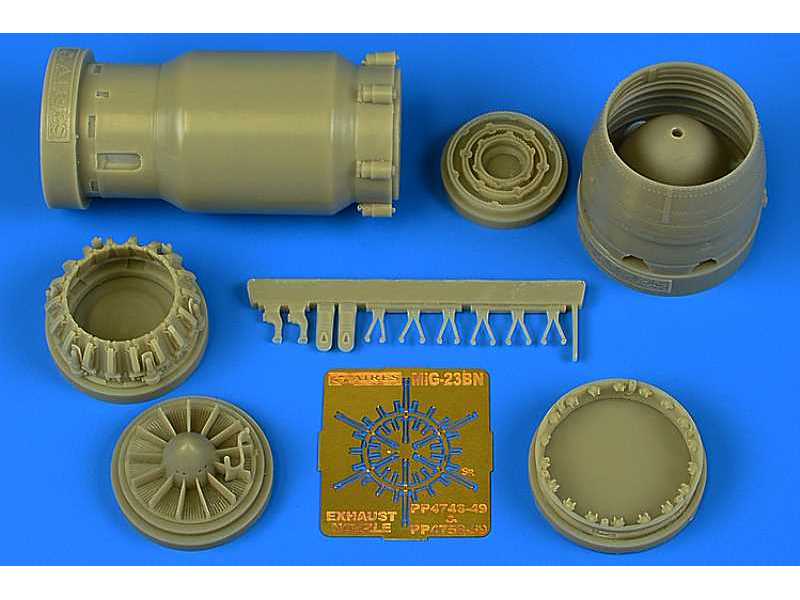 MiG-23BN late exhaust nozzle - opened - Trumpeter - zdjęcie 1 MiG-23BN late exhaust nozzle - opened - Trumpeter - zdjęcie 1