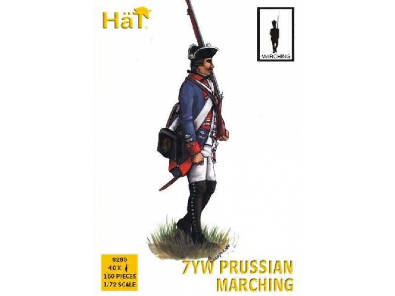 Pruska piechota - marsz - wojna siedmioletnia - zdjęcie 1
