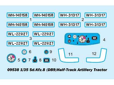 Sd.Kfz.8 (Db9) Half-track Artillery Tractor - zdjęcie 3