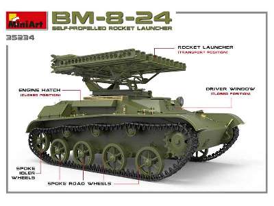 BM-8-24 samobieżna wyrzutnia rakiet - zdjęcie 2