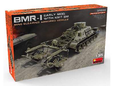 BMR-1 z trałem KMT-5M pojazd rozminowania pola walki (Su-122-54) - zdjęcie 2