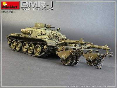 BMR-1 z trałem KMT-5M pojazd rozminowania pola walki (Su-122-54) - zdjęcie 33