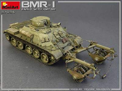 BMR-1 z trałem KMT-5M pojazd rozminowania pola walki (Su-122-54) - zdjęcie 34