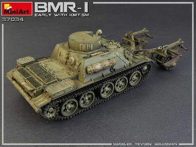 BMR-1 z trałem KMT-5M pojazd rozminowania pola walki (Su-122-54) - zdjęcie 35