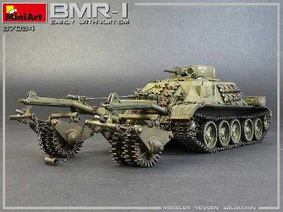 BMR-1 z trałem KMT-5M pojazd rozminowania pola walki (Su-122-54) - zdjęcie 38