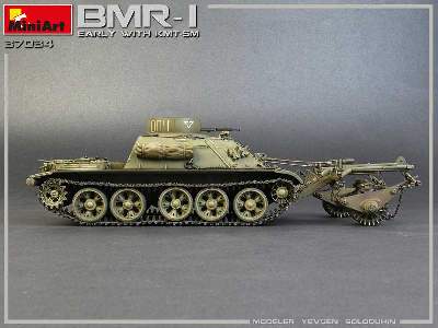 BMR-1 z trałem KMT-5M pojazd rozminowania pola walki (Su-122-54) - zdjęcie 41