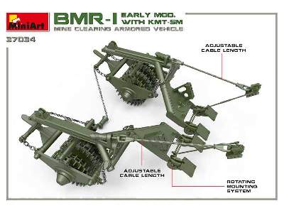 BMR-1 z trałem KMT-5M pojazd rozminowania pola walki (Su-122-54) - zdjęcie 48