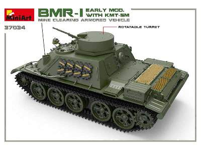 BMR-1 z trałem KMT-5M pojazd rozminowania pola walki (Su-122-54) - zdjęcie 52