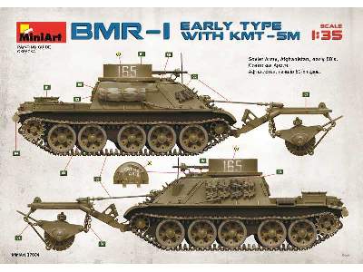 BMR-1 z trałem KMT-5M pojazd rozminowania pola walki (Su-122-54) - zdjęcie 58