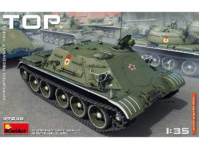 TOP opancerzony pojazd naprawczy na bazie działa SU-122-54 - zdjęcie 1