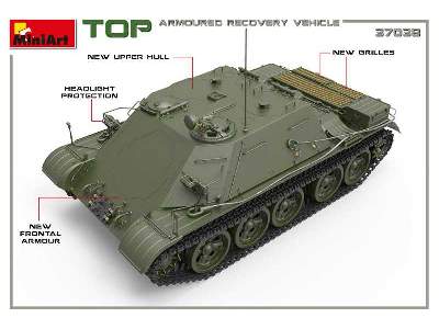 TOP opancerzony pojazd naprawczy na bazie działa SU-122-54 - zdjęcie 2