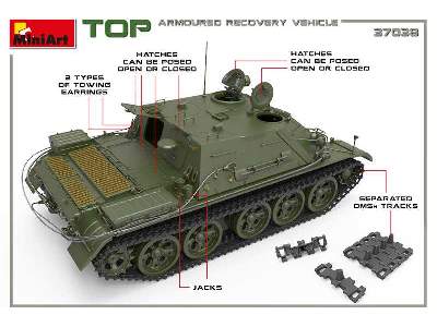 TOP opancerzony pojazd naprawczy na bazie działa SU-122-54 - zdjęcie 36