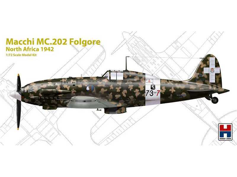 Macchi MC.202 Folgore - Afryka północna 1942 - zdjęcie 1 Macchi MC.202 Folgore - Afryka północna 1942 - zdjęcie 1
