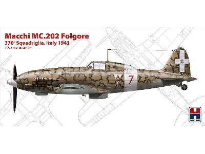 Macchi MC.202 Folgore - 370a Squadriglia, Włochy 1943 - zdjęcie 1