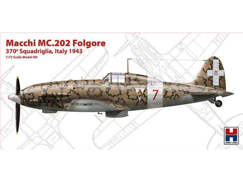 Macchi MC.202 Folgore - 370a Squadriglia, Włochy 1943 - zdjęcie 1