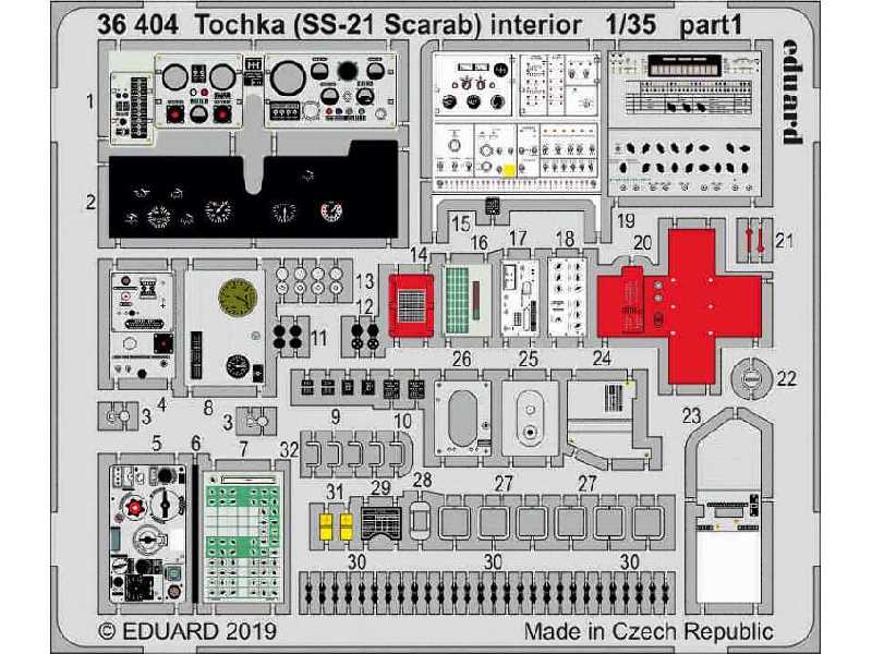 Tochka (SS-21 Scarab) interior 1/35 - zdjęcie 1 Tochka (SS-21 Scarab) interior 1/35 - zdjęcie 1