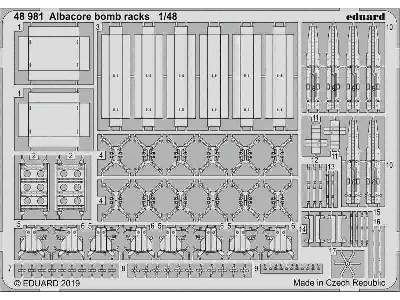 Albacore bomb racks 1/48 - zdjęcie 1