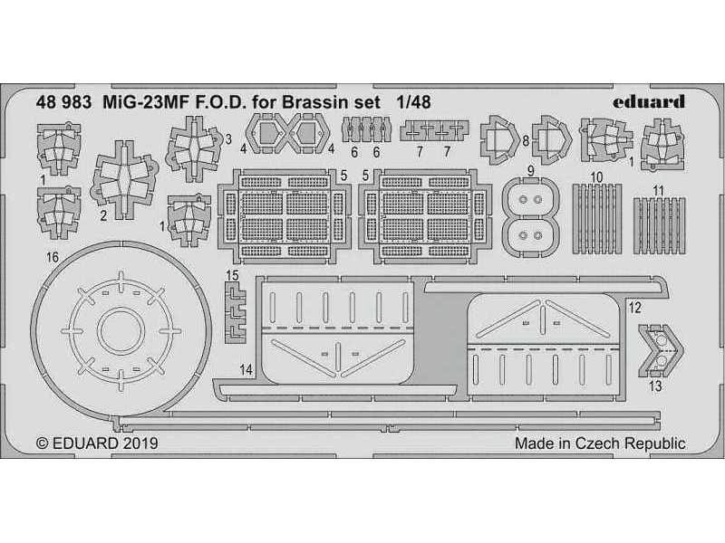 MiG-23MF F. O.D. for Brassin set 1/48 - zdjęcie 1 MiG-23MF F. O.D. for Brassin set 1/48 - zdjęcie 1