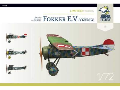 Fokker E.V - Lozenge - edycja limitowana - zdjęcie 1