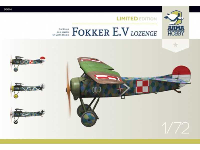 Fokker E.V - Lozenge - edycja limitowana - zdjęcie 1 Fokker E.V - Lozenge - edycja limitowana - zdjęcie 1