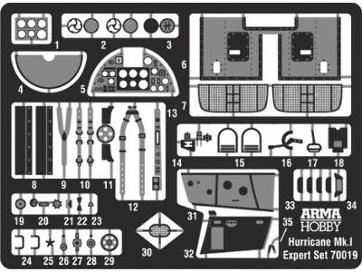 Hurricane Mk I - Bitwa o Anglię - Expert Set - zdjęcie 4