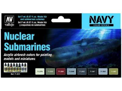 Zestaw farb Model Air Atomowe okręty podwodne - 8 pcs. - zdjęcie 1