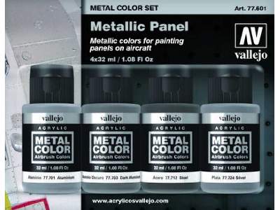 Zestaw Metallic Color do malowania paneli samolotów - 4 szt. - zdjęcie 1