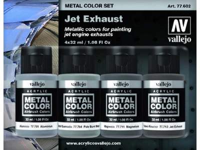Zestaw farb Metal Color do malowania dysz wylotowych - 4 szt. - zdjęcie 1