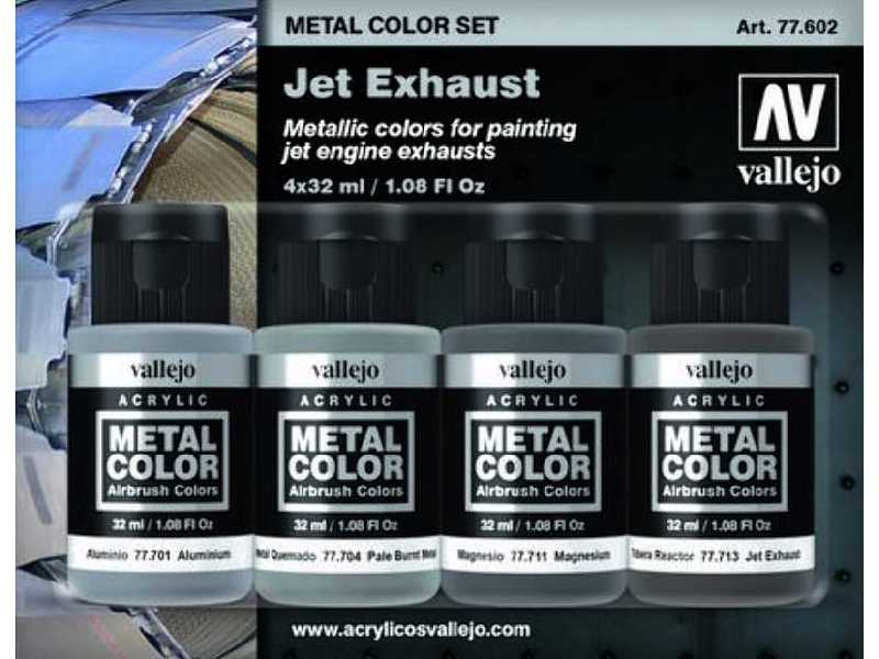 Zestaw farb Metal Color do malowania dysz wylotowych - 4 szt. - zdjęcie 1 Zestaw farb Metal Color do malowania dysz wylotowych - 4 szt. - zdjęcie 1