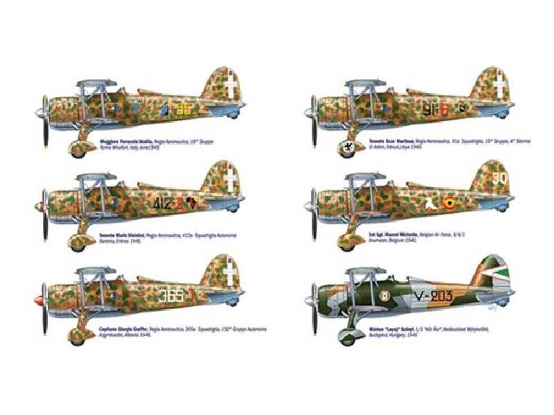Myśliwiec Fiat CR.42 Falco Aces - zdjęcie 1 Myśliwiec Fiat CR.42 Falco Aces - zdjęcie 1