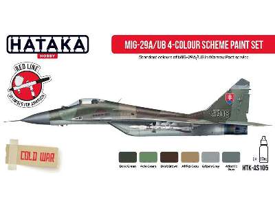 Mig-29a/Ub 4-colour Scheme Paint Set - zdjęcie 1