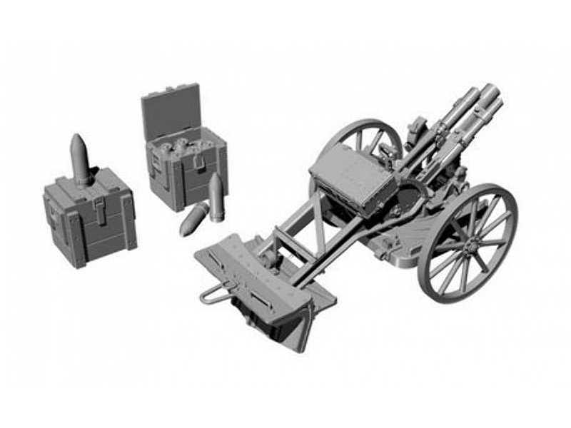 German WWi 7.58 cm Leichter Minenwerfer N/A - zdjęcie 1 German WWi 7.58 cm Leichter Minenwerfer N/A - zdjęcie 1