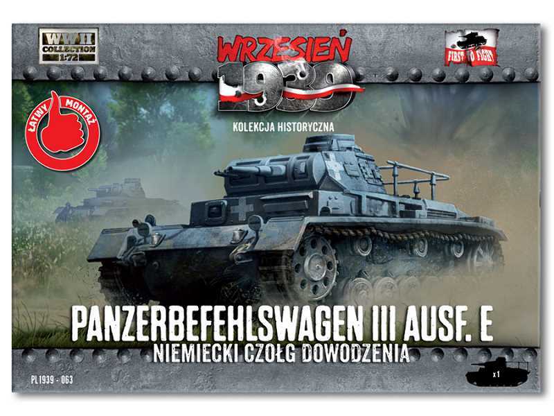 Panzerbefehlswagen III Ausf, .E niemiecki czołg dowodzenia - zdjęcie 1 Panzerbefehlswagen III Ausf, .E niemiecki czołg dowodzenia - zdjęcie 1