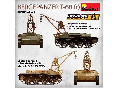 Bergepanzer T-60 ( R ) z wnętrzem - zdjęcie 2