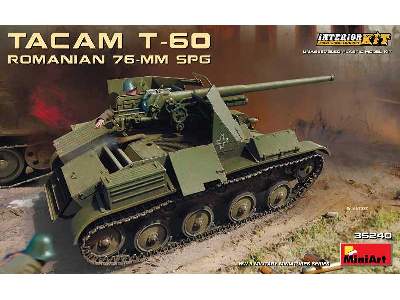 Rumuńskie działo zamobieżne 76-mm Tacam T-60 z wnętrzem - zdjęcie 1