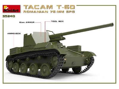 Rumuńskie działo zamobieżne 76-mm Tacam T-60 z wnętrzem - zdjęcie 36
