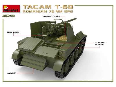 Rumuńskie działo zamobieżne 76-mm Tacam T-60 z wnętrzem - zdjęcie 39