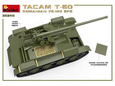 Rumuńskie działo zamobieżne 76-mm Tacam T-60 z wnętrzem - zdjęcie 41
