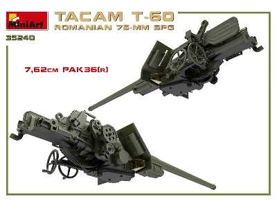 Rumuńskie działo zamobieżne 76-mm Tacam T-60 z wnętrzem - zdjęcie 42
