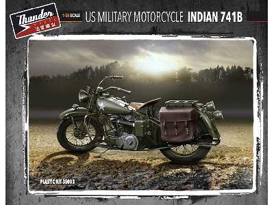 Indian 741B amerykański motocykl wojskowy - zdjęcie 1