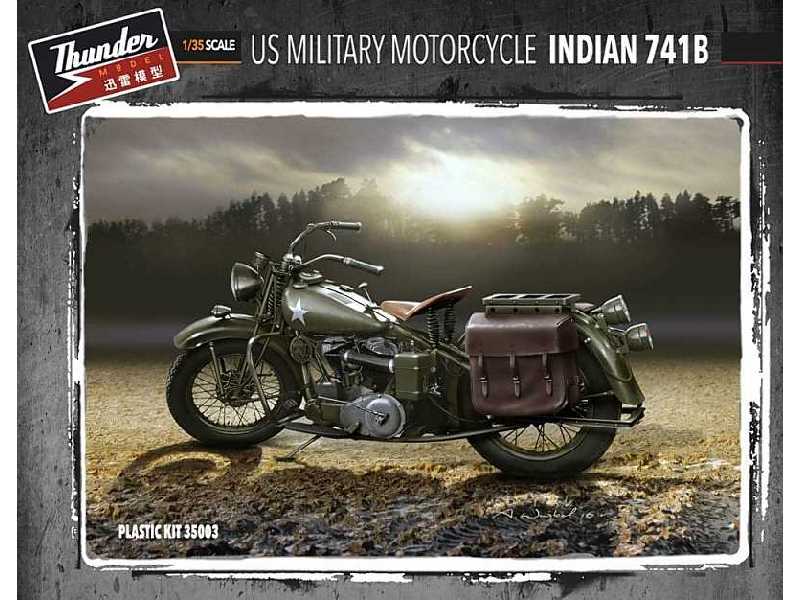 Indian 741B amerykański motocykl wojskowy - zdjęcie 1 Indian 741B amerykański motocykl wojskowy - zdjęcie 1