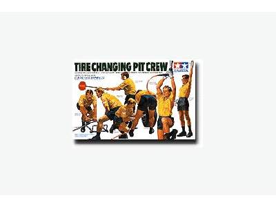 Figurki Tire Changing Pit Crew Figure Set - zdjęcie 1