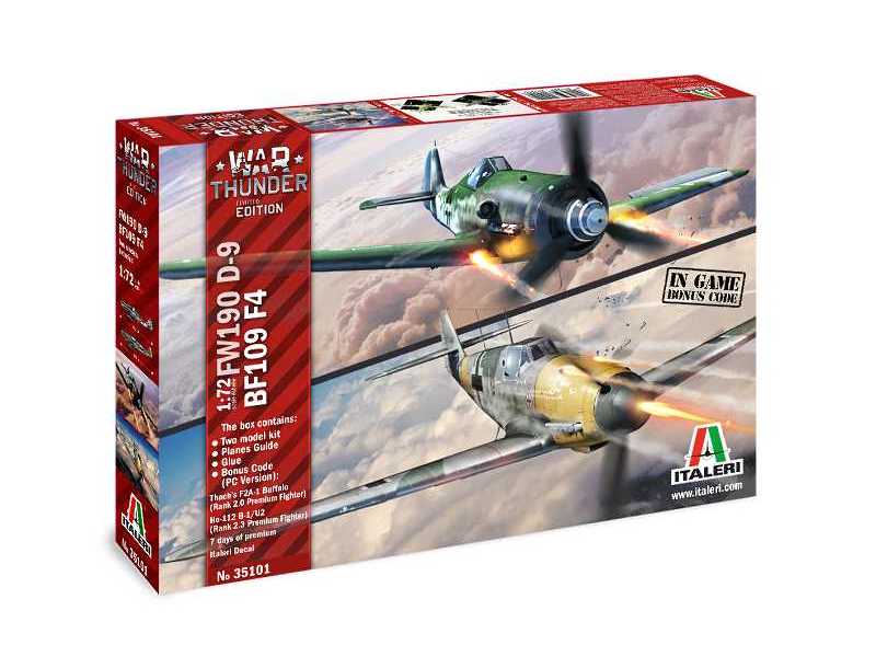 War Thunder - Messerschmitt Bf 109 F-4 i Focke Wulf Fw 190 D-9 - zdjęcie 1 War Thunder - Messerschmitt Bf 109 F-4 i Focke Wulf Fw 190 D-9 - zdjęcie 1